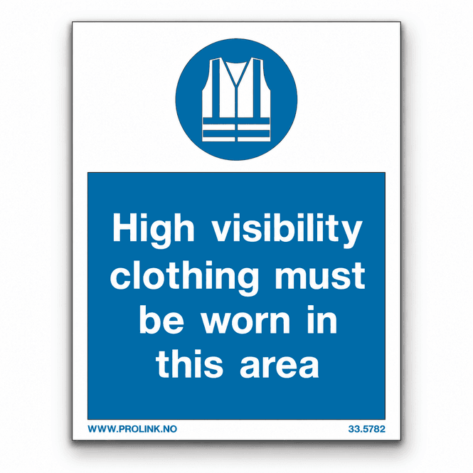 Hovedbilde High visibility clothing must be worn in this ...