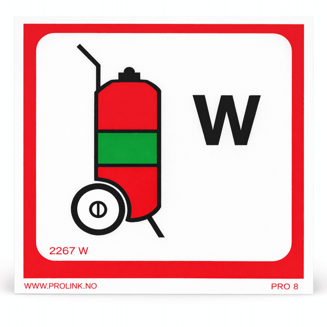 Hovedbilde Wheeled fire extinguisher - Water (Pro 8)