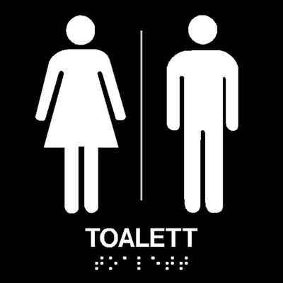 Toalett - Taktilt