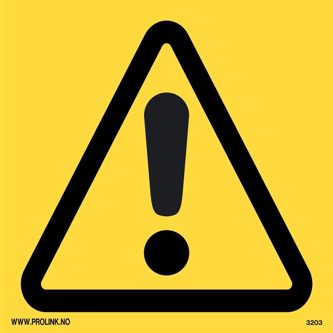 Hovedbilde Generell advarsel - PVC