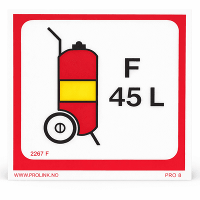 Wheeled fire extinguisher - Foam (Pro 8)